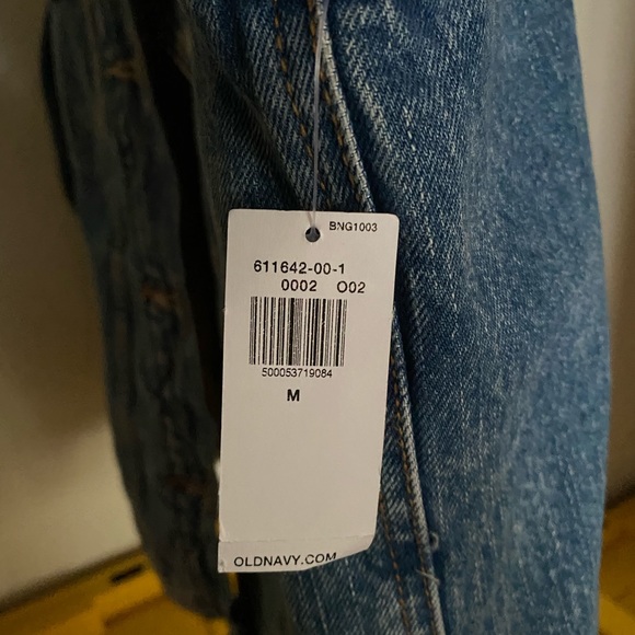 NEW Old Navy Sherpa Lined Denim Jacket - Picture 3 of 4